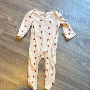 Kate Quinn Cream and Red Footie